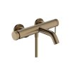 Hansgrohe Tecturis S Jednouchwytowa bateria wannowa natynkowa Brąz Szczotkowany 73422140